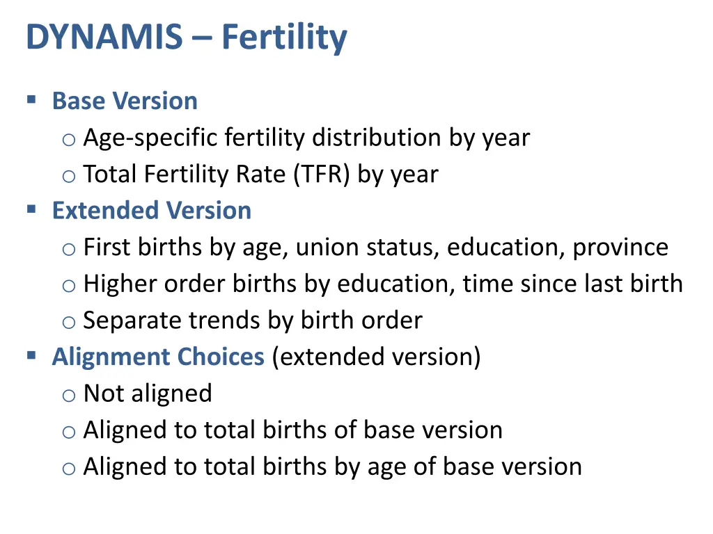 dynamis fertility