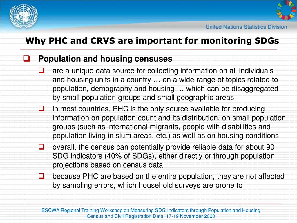 why phc and crvs are important for monitoring sdgs