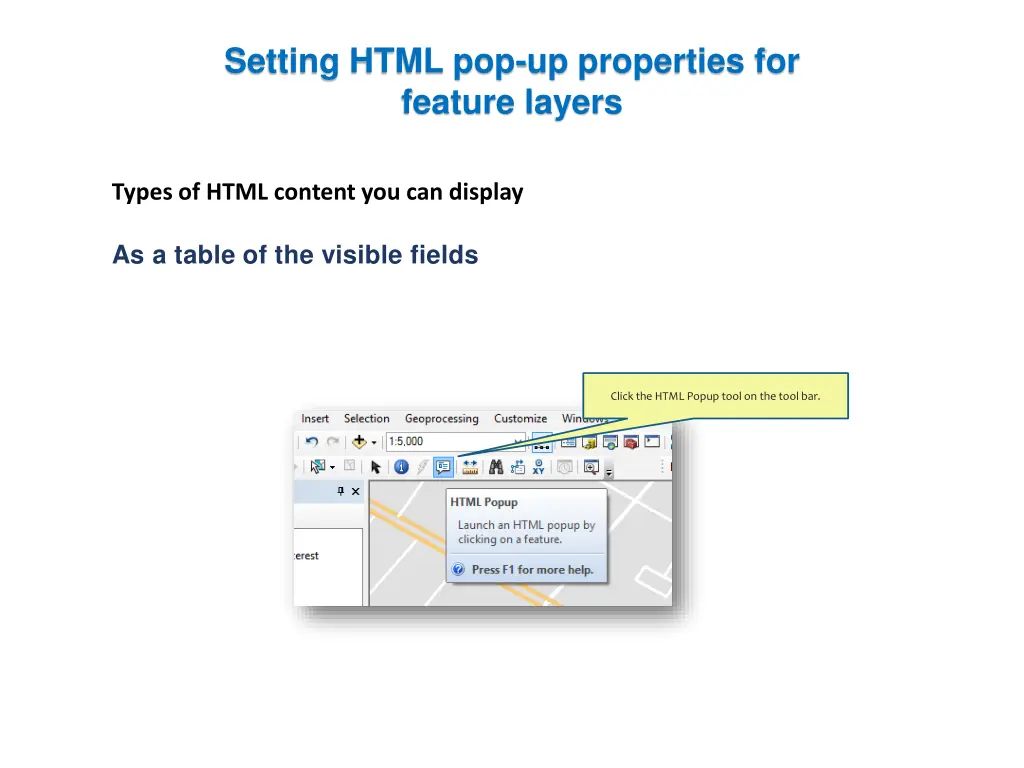 setting html pop up properties for feature layers 2