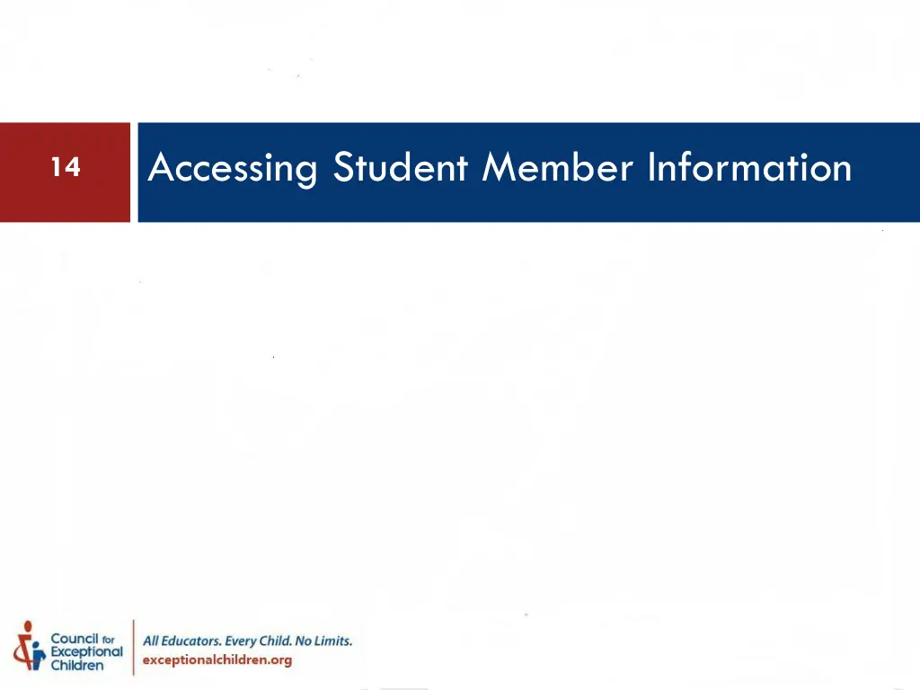 accessing student member information