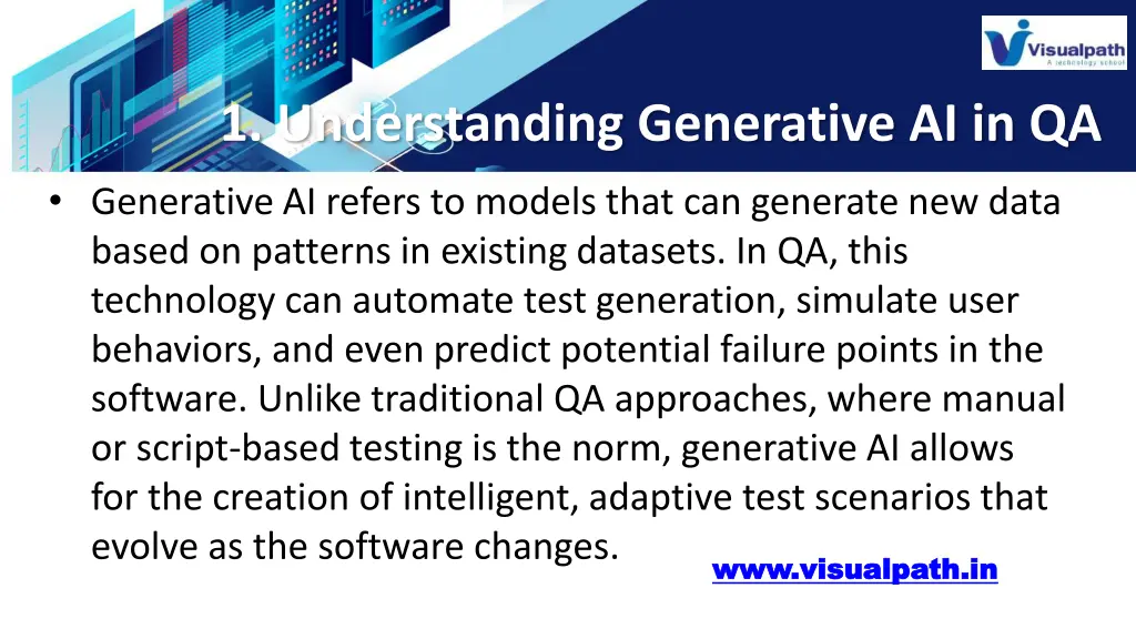 1 understanding generative ai in qa