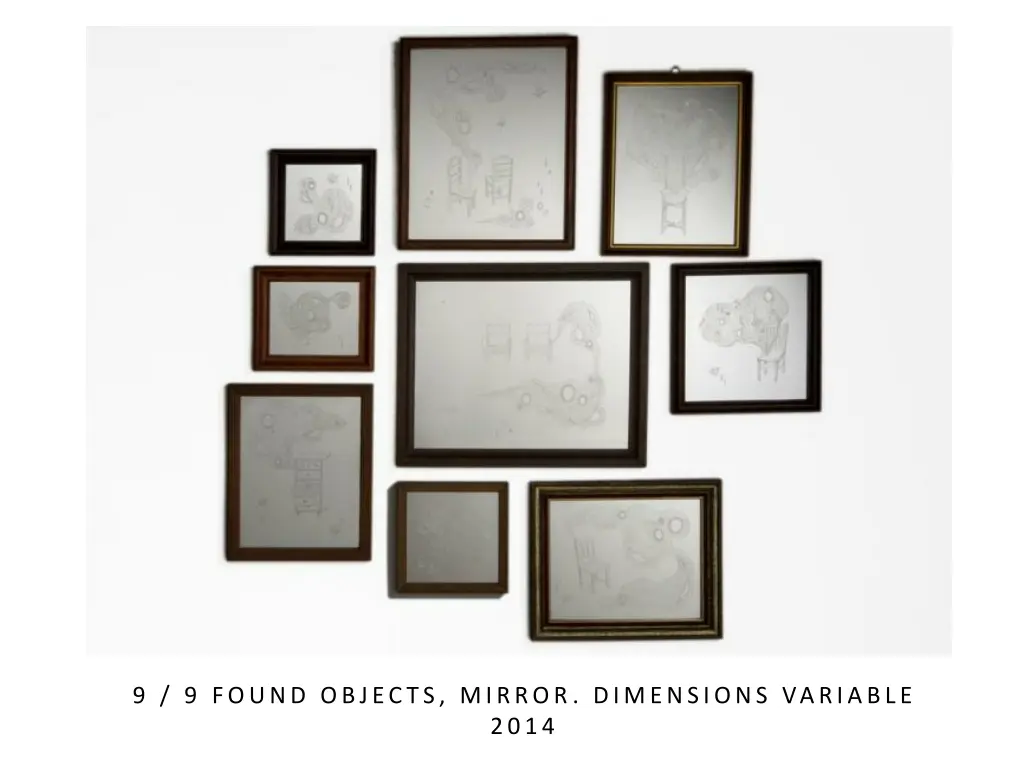 9 9 found objects mirror dimensions variable 2014