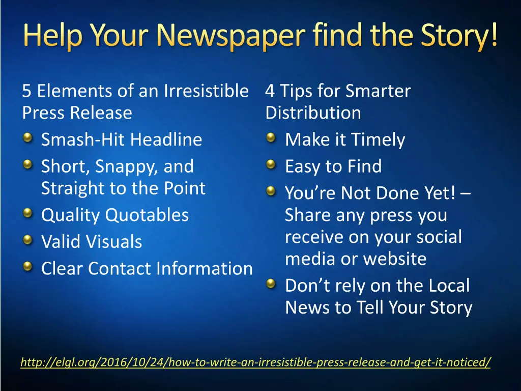 help your newspaper find the story