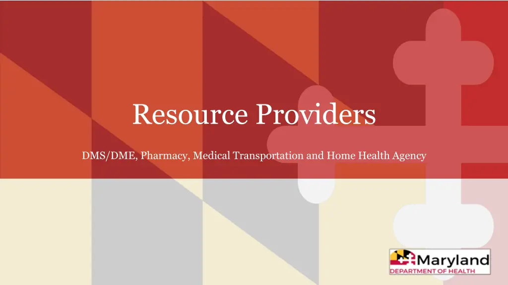 resource providers