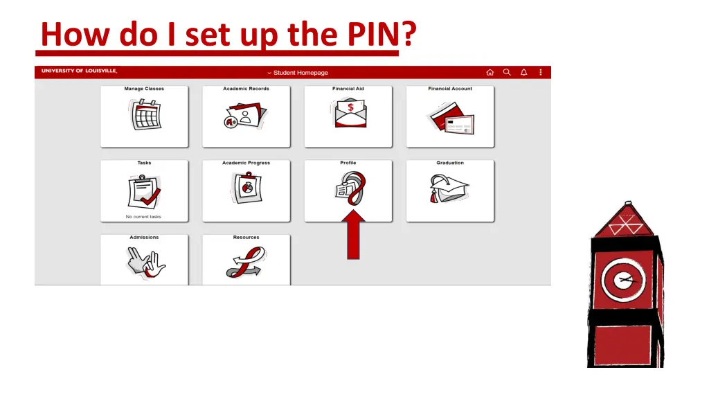 how do i set up the pin