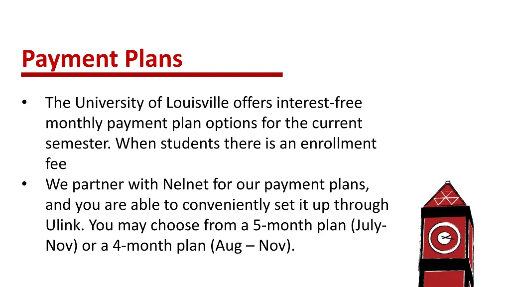 payment plans