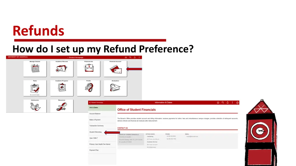 refunds how do i set up my refund preference