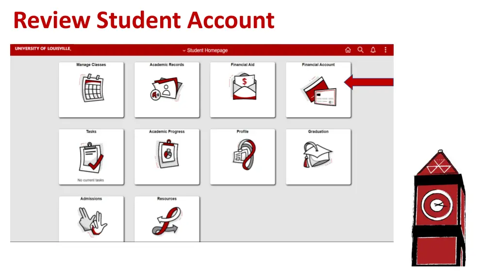 review student account