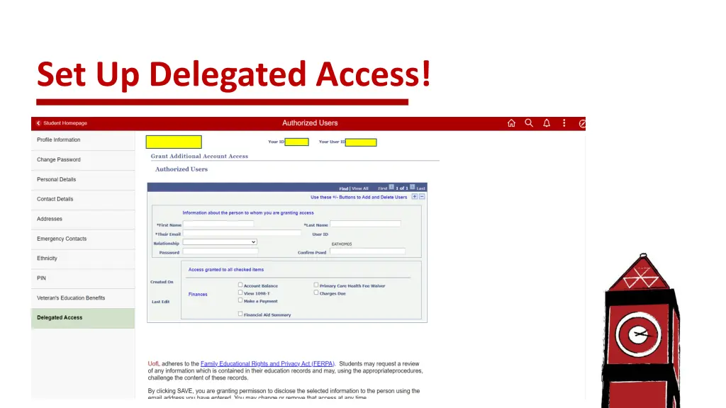 set up delegated access 3