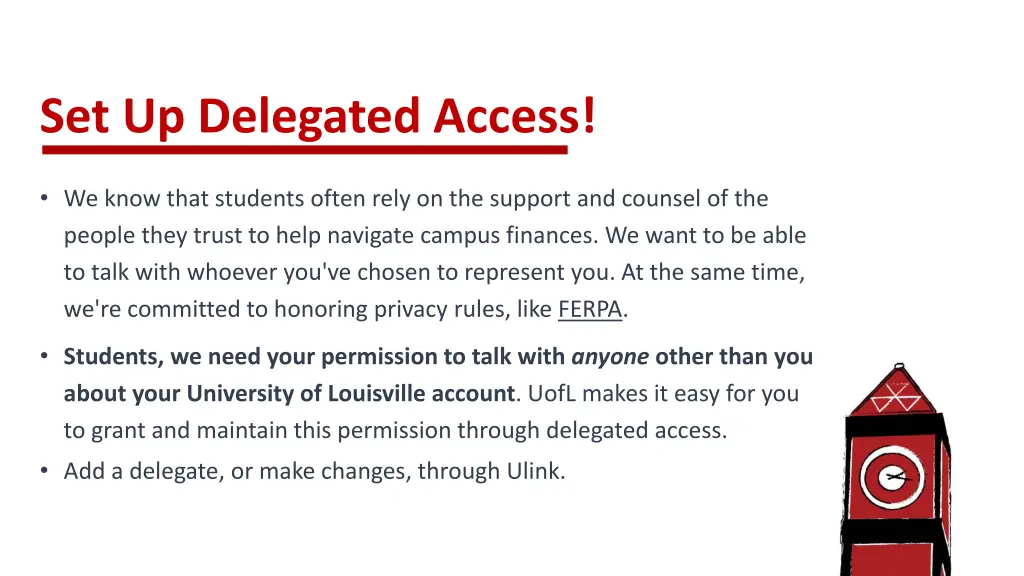 set up delegated access