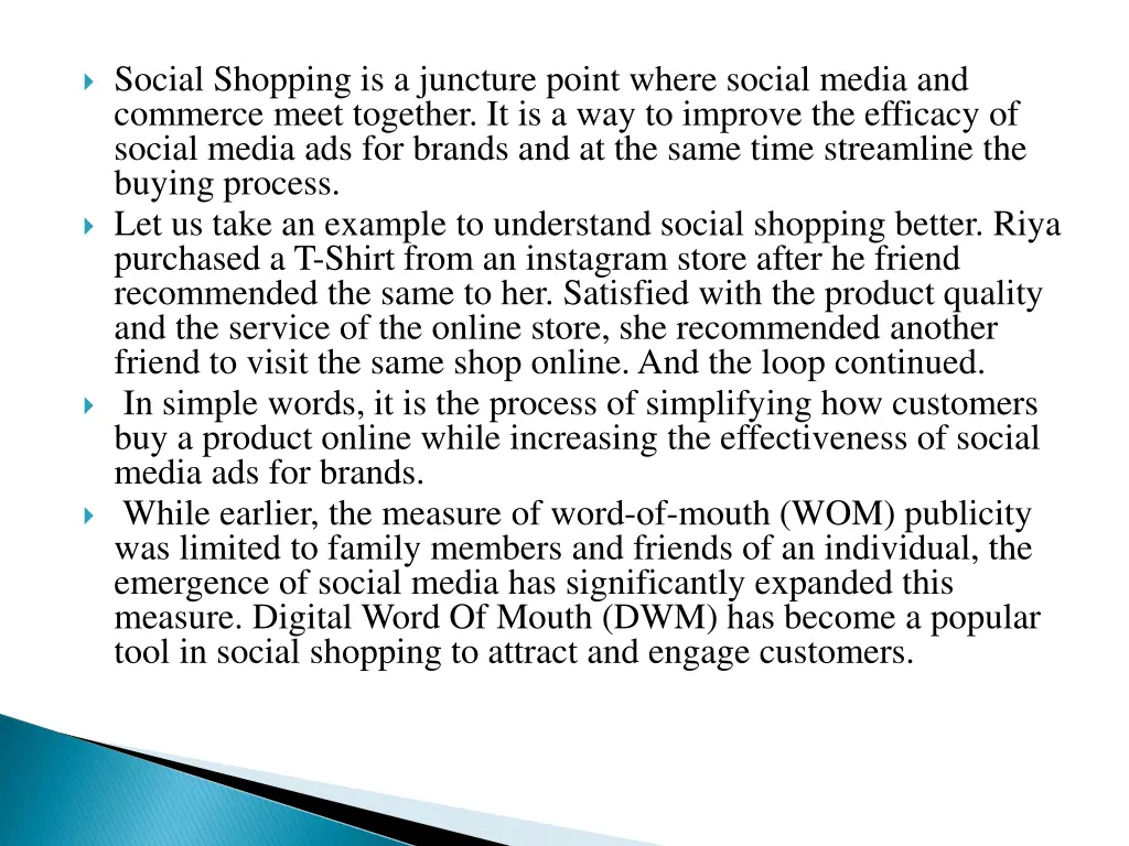 social shopping is a juncture point where social