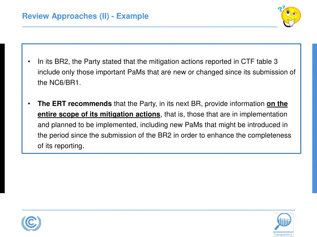 review approaches ii example