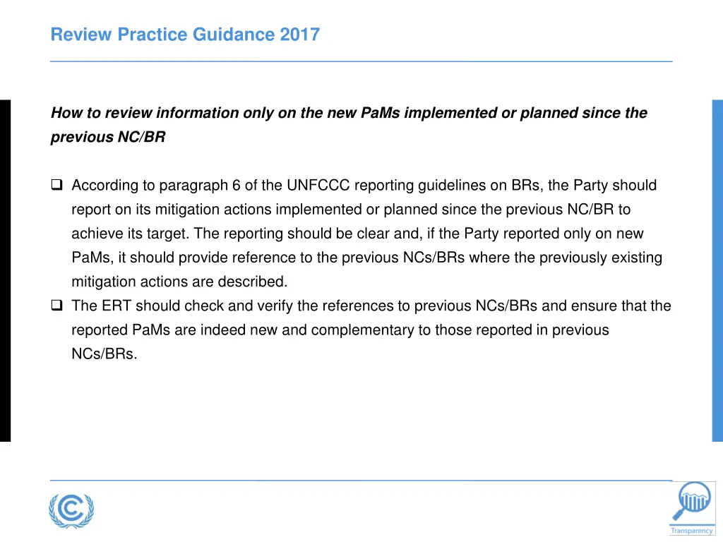 review practice guidance 2017