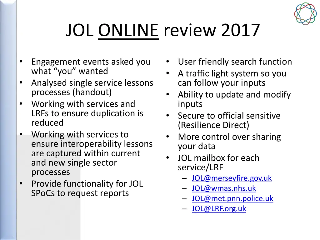 jol online review 2017