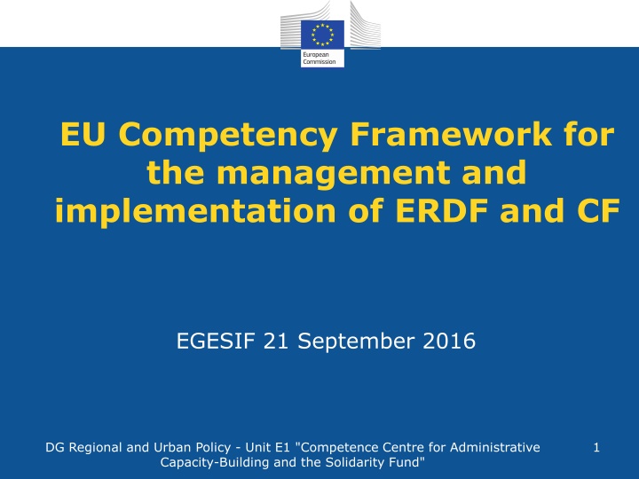 eu competency framework for the management