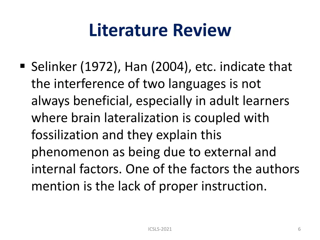 literature review 1