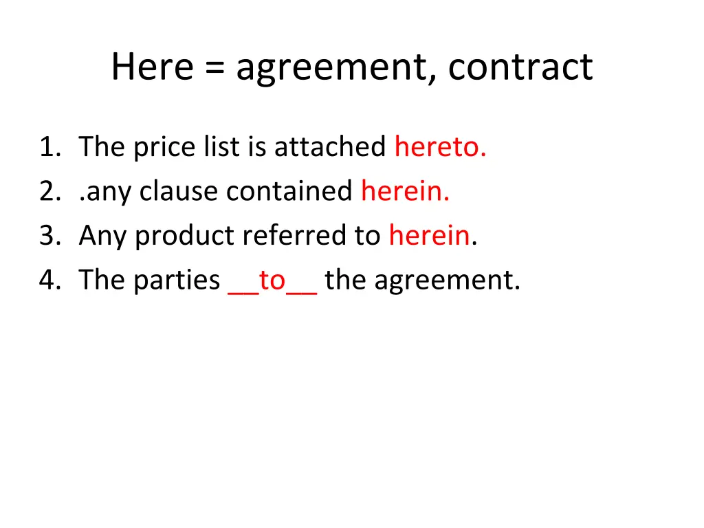 here agreement contract 10