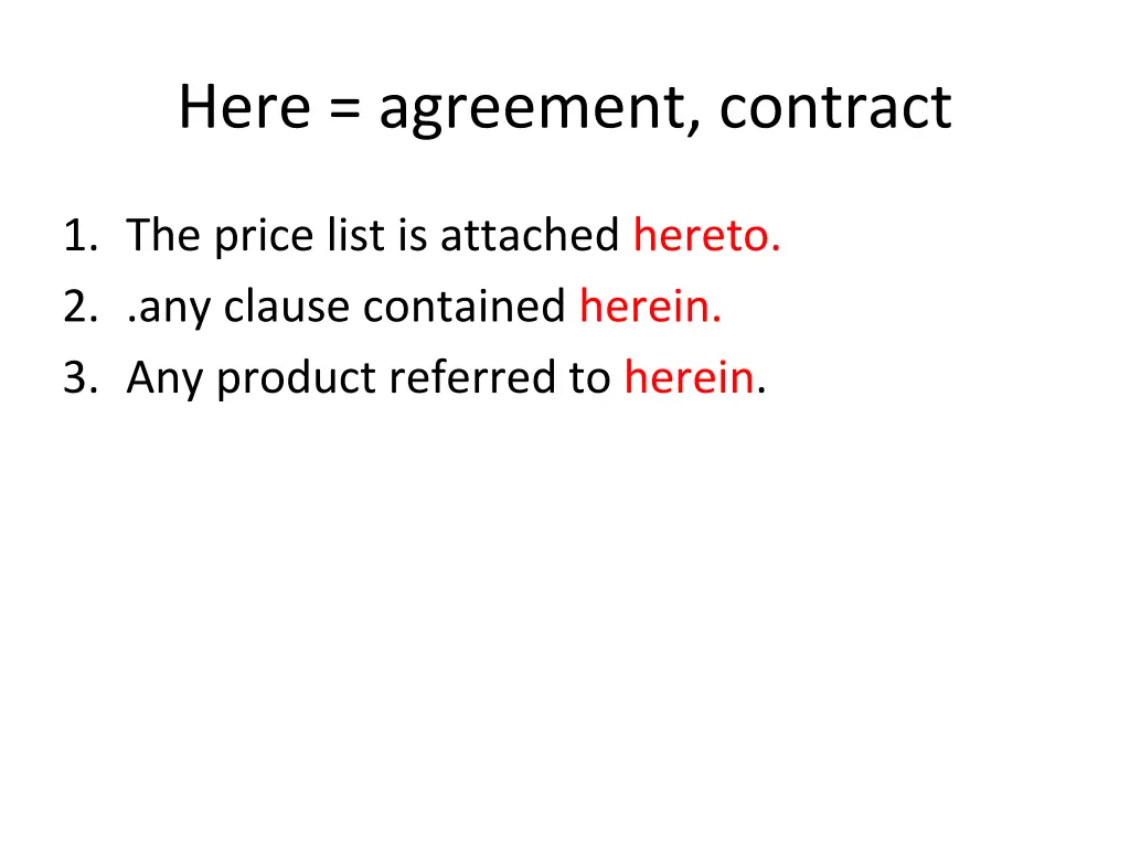 here agreement contract 8