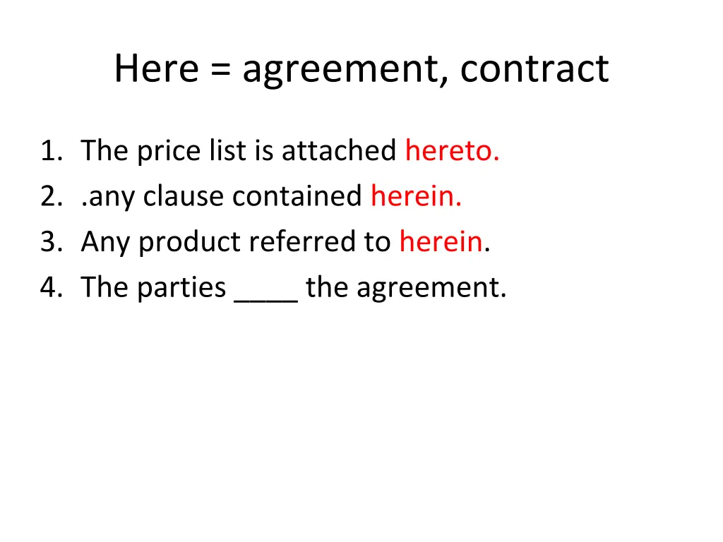 here agreement contract 9