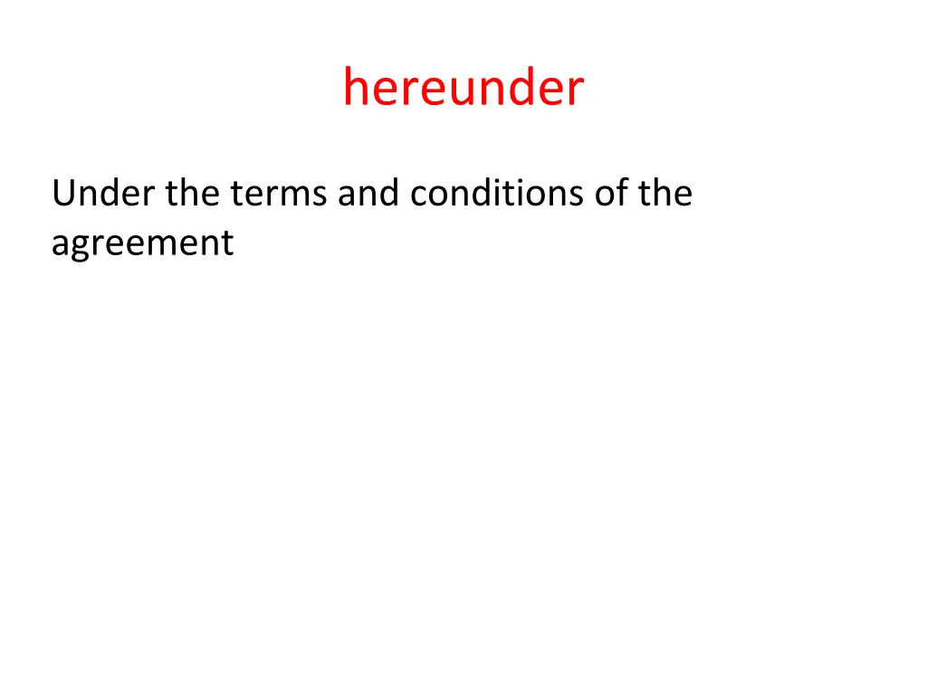 hereunder