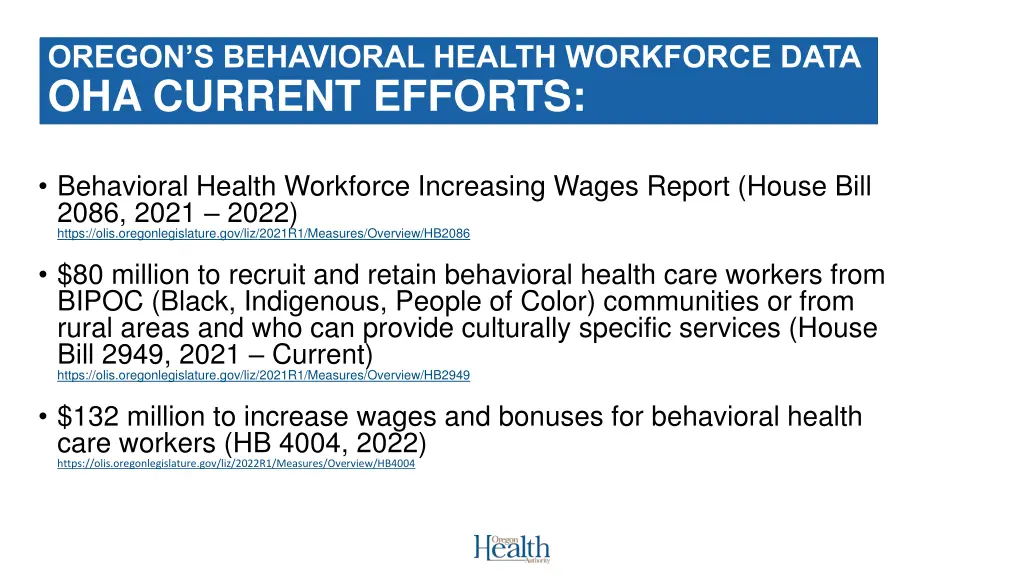 oregon s behavioral health workforce data 1