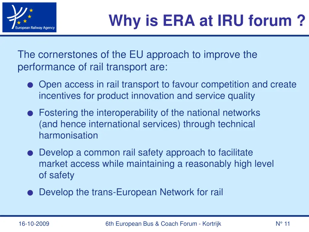 why is era at iru forum 3