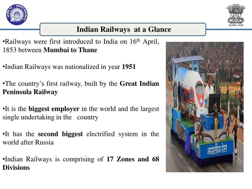 indian railways at a glance 1