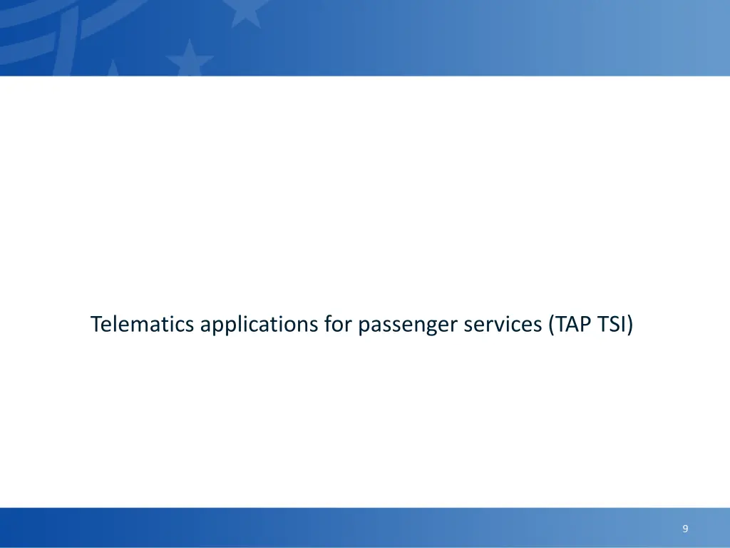 telematics applications for passenger services