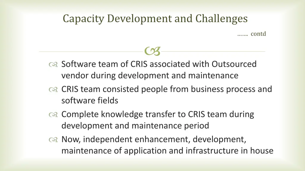 capacity development and challenges contd 1