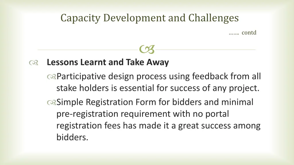 capacity development and challenges contd 8