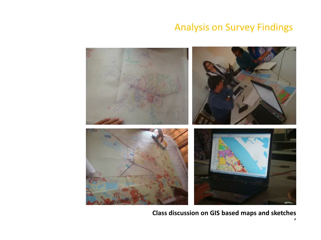 analysis on survey findings