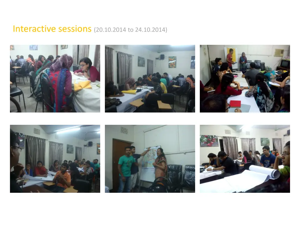 interactive sessions 20 10 2014 to 24 10 2014