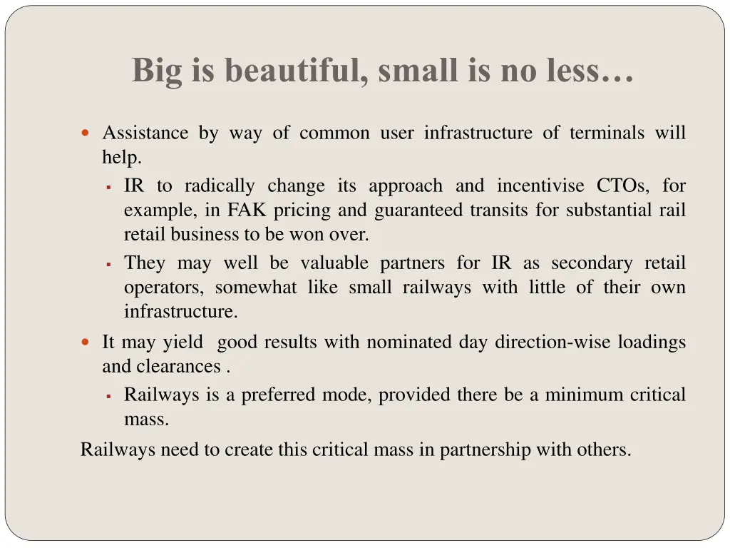 big is beautiful small is no less 1