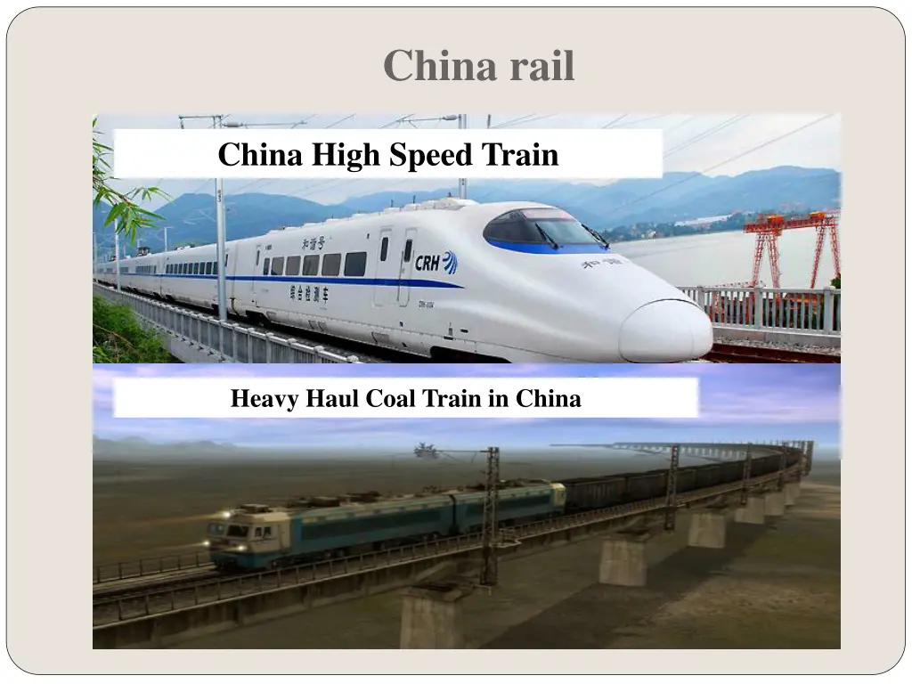 china rail