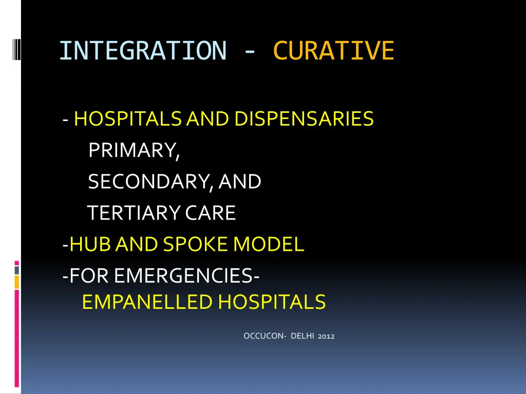 integration curative