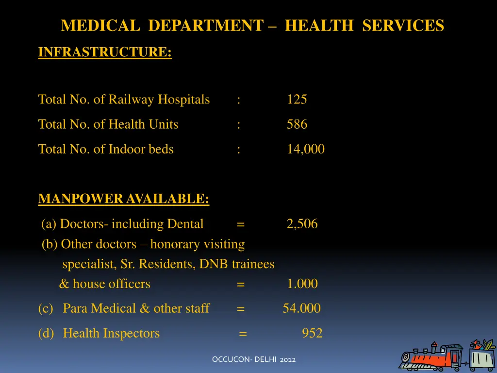 medical department health services