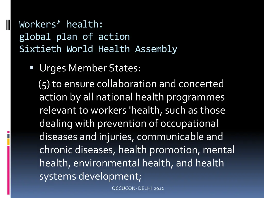 workers health global plan of action sixtieth 2