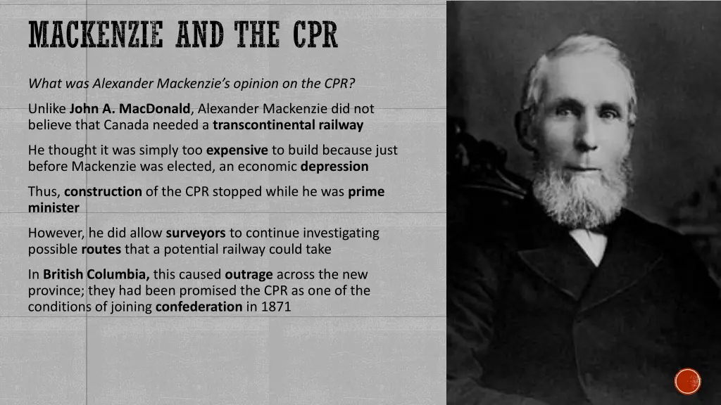 mackenzie and the cpr