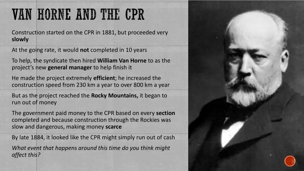 van horne and the cpr