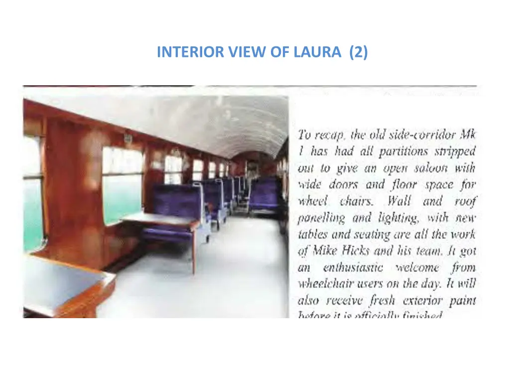 interior view of laura 2