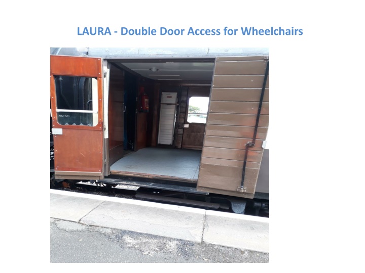 laura double door access for wheelchairs