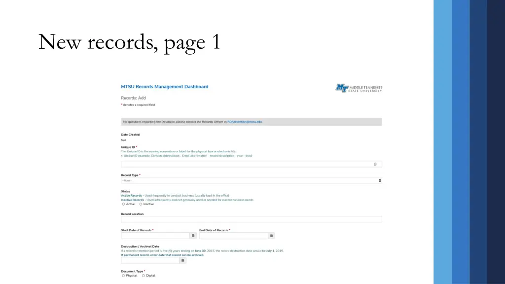 new records page 1