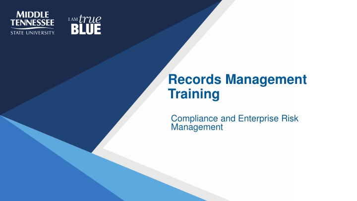 records management training