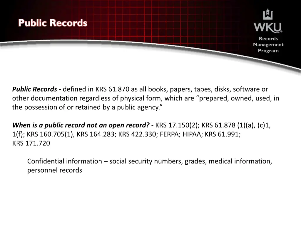 public records