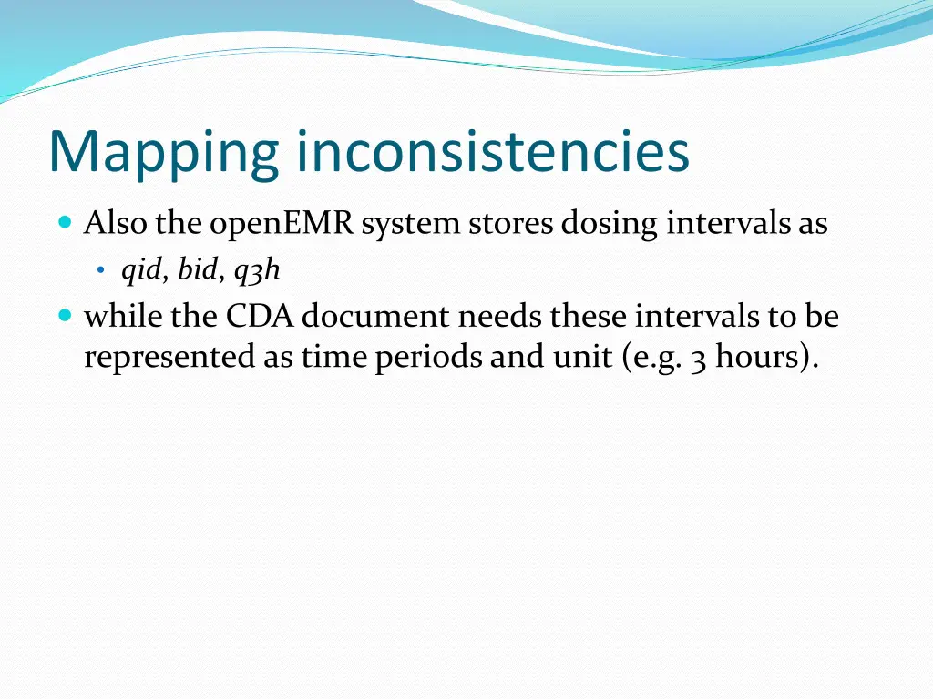 mapping inconsistencies