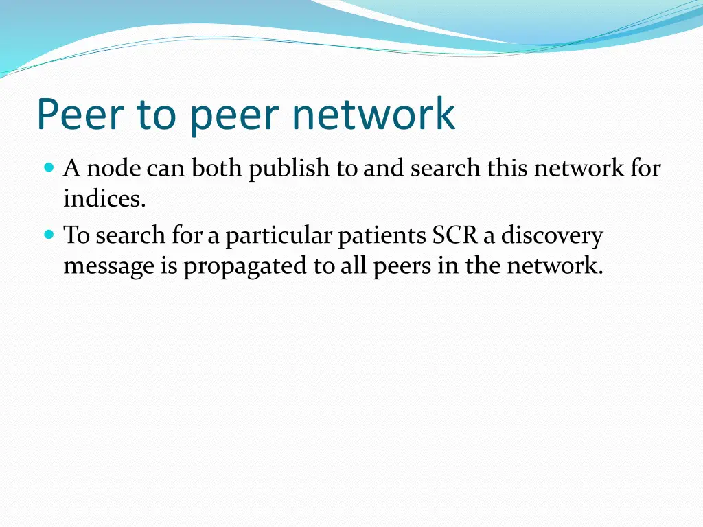 peer to peer network