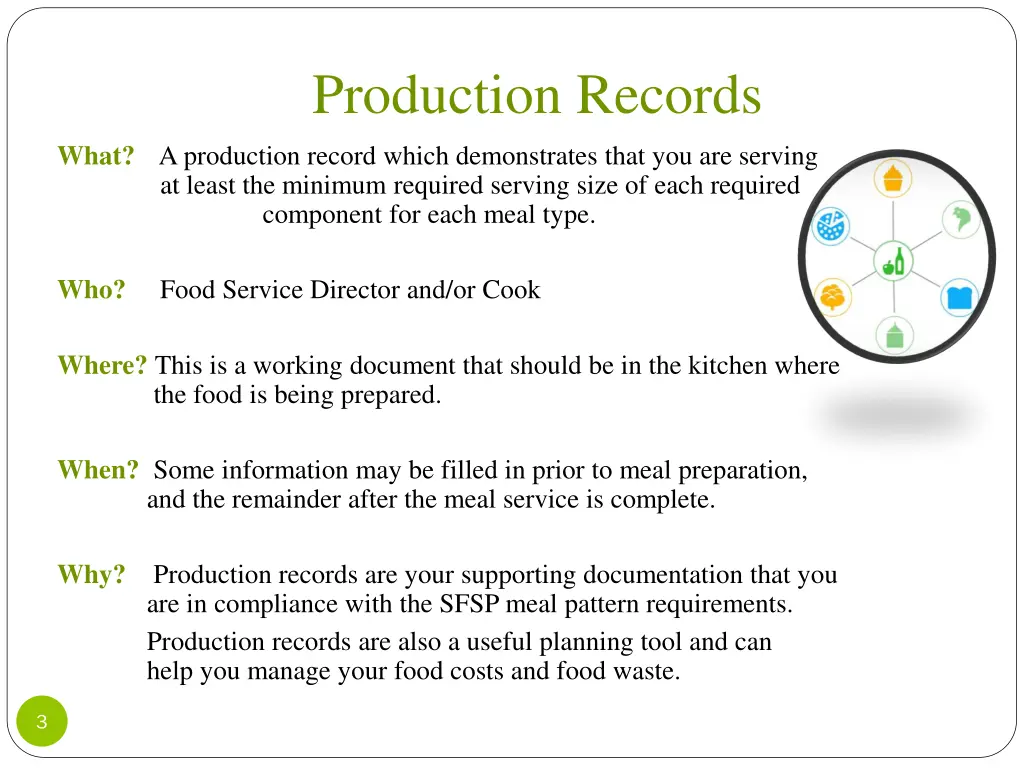 production records 1