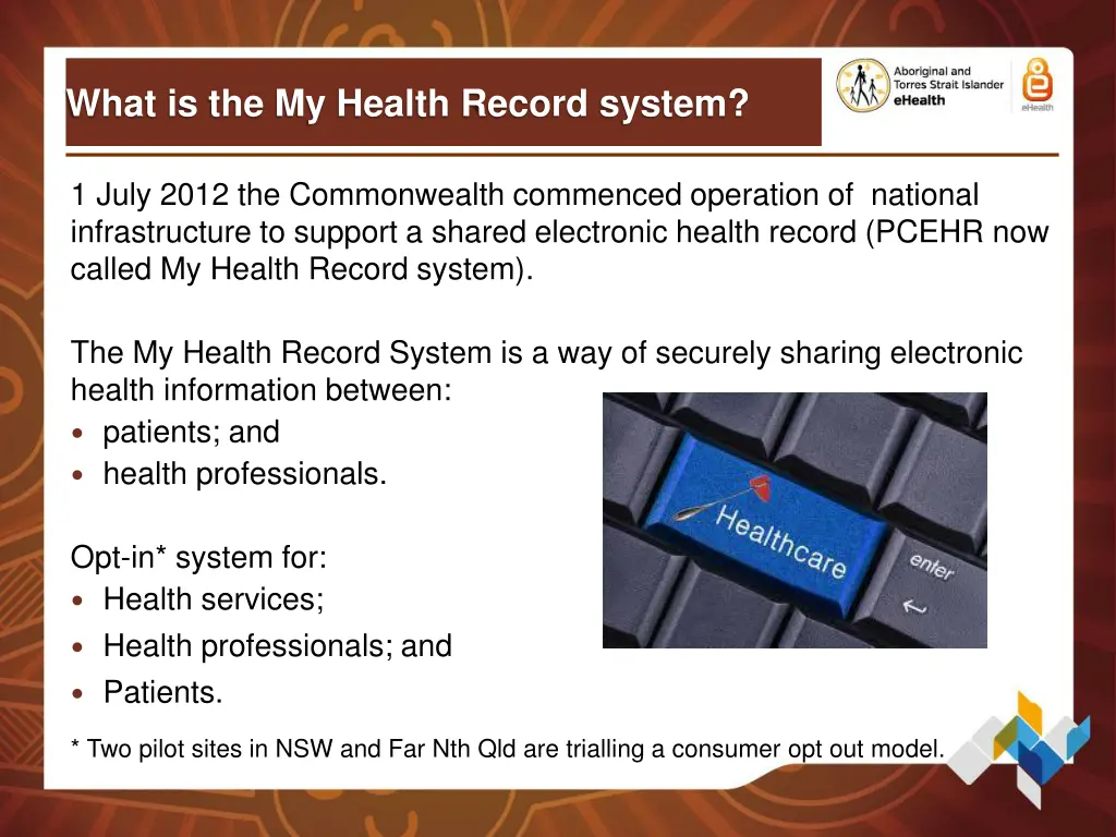 what is the my health record system