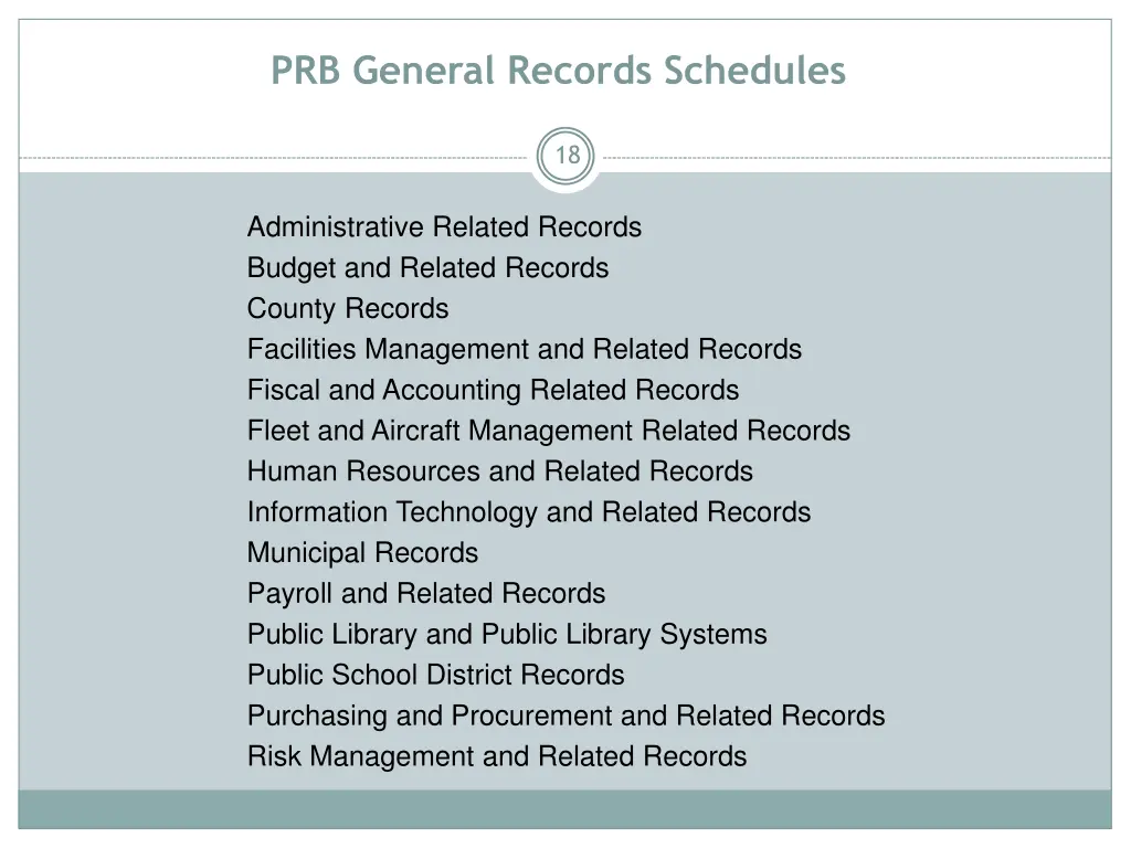 prb general records schedules