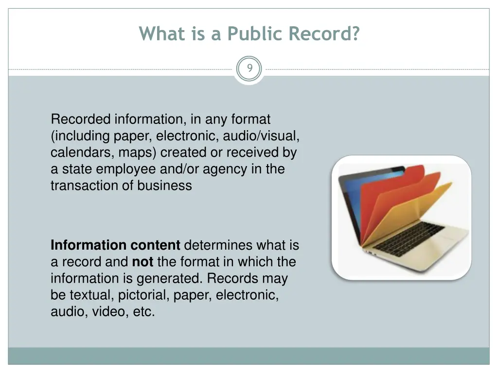 what is a public record